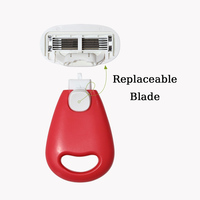 OEM Dames Scheermes met 5 Bladen, Grote Hydraterende Strip, Fruitige Grip, Verstelbare Kop, Geschikt voor Gevoelige Huid