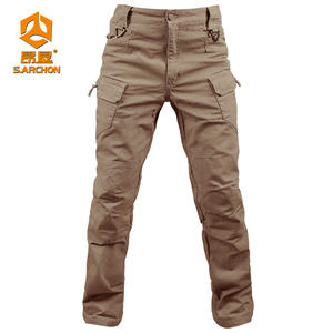Pantalones tácticos Sarchon IX7 para hombre para primavera y otoño Pantalones rectos de trabajo al aire libre de entrenamiento ajustados y sueltos - Product Image 2