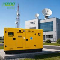 Groupe électrogène diesel insonorisé 110kW 138kVA, centrale électrique 150kVA 200kVA 250kVA 300kVA 400kVA avec garantie