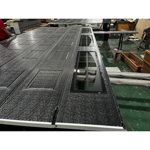 Phong Cách Hiện Đại Thông Minh Điện Cửa Nhà Để Xe Điều Khiển Từ Xa Cách Điện Thép Cắt Bảng Điều Chỉnh Màu Thép Cách Điện Cửa Cửa Nhà Để Xe - Product Image 1