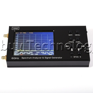 Analizador de espectro portátil SA6 Wi Fi <span class=keywords><strong>CDMA</strong></span> laboratorio 35-620MHz señal inalámbrica 6G probador - Product Image 1