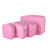 Sac à cosmétiques en nylon pochette de voyage trousse de toilette dames broderie Logo maquillage stockage grande capacité sac à cosmétiques Stoney Clover