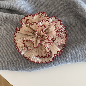 Pinzas de Pelo de Plástico con Flores Grandes Estilo Hawaiano para Niñas, Venta al Por Mayor, Ecológicas - Product Image 4