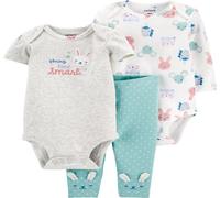 Ensembles de vêtements pour bébés garçons d'été, 100% coton, 3 pièces, respirants, antistatiques, vêtements pour nouveau-nés, vente en gros