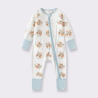 Nouvelle combinaison pour bébé, personnalisable avec des motifs imprimés, combinaison de pyjama pour garçons et filles, vente en gros