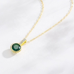 High Quality Zircon Gold Plated 925 <b>Silver</b> <b>Necklace</b> <b>Set</b> for Girls Kids Jewelry for Wedding Engagement Party Gift - Product Image 5
