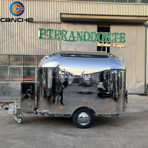 Camion de cuisine mobile de style barbecue chinois, chariot de nourriture, camions de vente de nourriture pour collations, en acier inoxydable multifonctionnel, personnalisable, pour la vente en plein air - Product Image 2