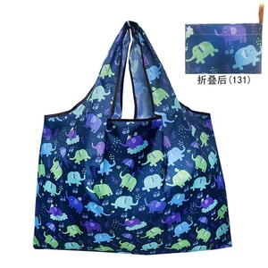 Promoção Eco-friendly reutilizável Ripstop Folding Tote <span class=keywords><strong>Bag</strong></span> Poliéster Foldable Mercearia Shopping <span class=keywords><strong>Bag</strong></span> - Product Image 6