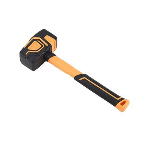 Rubber Mallet <b>Square</b> Head Plastic Handle For Tile Installation Durable Hammer Type 300 400 500 750 1000 - Product Image 4
