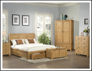 Ensembles de meubles de chambre à coucher en chêne, armoire antique pour salon, meubles en bois recyclé, meubles du Vietnam - Product Image 5