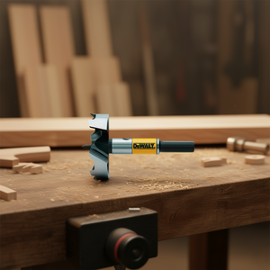 Broca para madera tipo Forstner DeWalt de 1-3/8 pulgadas de diámetro para perforación de precisión en madera - Product Image 3