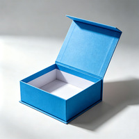 Boîte en carton avec logo imprimé personnalisé, emballage de luxe, emballage pliable recyclable avec aimant, boîte cadeau, boîte magnétique en papier
