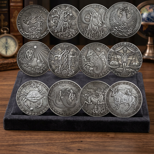 Pièces commémoratives personnalisées en alliage de zinc émaillé, gravées en relief double face, 2D/3D, plaquées or/nickel, style patriotisme - Product Image 2