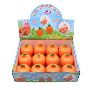Jouets anti-stress Pop-up Squishy Lapin à presser, Lapin carotte pour Pâques - Product Image 3