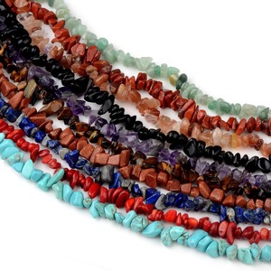 Nuovo stile 5-8mm irregolare chip pietra naturale multicolore perline Stack distanziatore perline allentato per gioielli pietra preziosa del braccialetto - Product Image 1