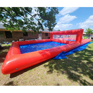 Jabón de agua al aire libre, juego de fútbol, campo de fútbol, parque infantil inflable para fiesta de niños - Product Image 3