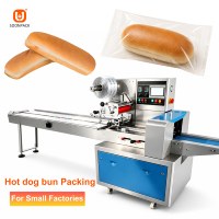 Machine d'emballage automatique de hot-dogs à prix d'usine pour l'emballage de pains à hot-dogs