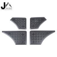 Protection d'angle noire ABS 4 pièces, accessoires extérieurs tout-terrain robustes pour Suzuki Jimny 2018+ JB74 JB64