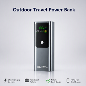 <span class=keywords><strong>แบ</strong></span><span class=keywords><strong>ต</strong></span>เตอรี่สำรองสำหรับแล็ปท็อป 20000mAh 100W พร้อมหน้าจอแสดงผลแบตเตอรี่<span class=keywords><strong>แบ</strong></span>บเรียลไทม์ และพอร์ตเชื่อม<span class=keywords><strong>ต</strong></span>่อ 3 ช่องสำหรับโทรศัพท์ แท็บเล็ต และเครื่องเล่นเกม OEM/ODM - Product Image 1