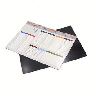 Láminas Magnéticas de PVC Ecológicas Personalizadas para Refrigerador, A4, Impresas, Flexibles, Horario de Comidas, Imán para Refrigerador - Product Image 6