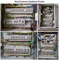 Pemutus Sirkuit Cerdas RS485 Modbus 1P 2P 3P 4P 80A 6kA IoT dengan Perlindungan Arus Lebih, Tegangan, dan Suhu