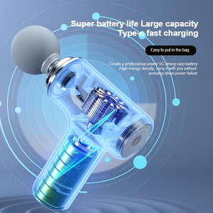 Mini Pistola de Masaje, 6 Velocidades Ajustables, Pistola de Masaje Deportiva, Masajeador de Tejido Profundo para Espalda, Cintura, Piernas, Brazos, Vibración, Pistola de Masaje Inalámbrica - Product Image 3