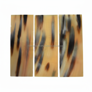 แผ่นเขาควายคุณภาพสูงเป็นมิตรกับสิ่งแวดล้อมกรอบแว่นตาแกะสลักราคาประหยัดงานฝีมือธรรมชาติ - Product Image 1