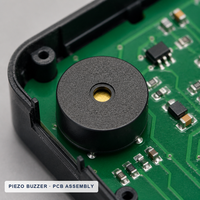 Mini buzzer piézo passif 22 mm 4 kHz 90 dB, buzzer piézoélectrique 30 Vp-p de type broche pour systèmes d'alarme et de sécurité