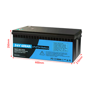 Batterie au lithium 24V 400Ah pour motos 12V 36V 48V 100Ah 200Ah 300Ah avec BMS intégré 100% de capacité - Product Image 2