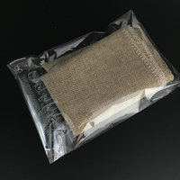 Sac en cellophane transparent BOPP OPP avec rabat auto-adhésif, taille et logo personnalisables, jetable pour l'emballage des marchandises