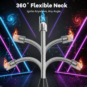 Multi-Function Arc Lighter Single Plasma Lighters Rechargeable USB Electric BBQ Lighter for Kitchen <b>Candle</b> - Product Image 5