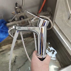 Modern Sanitary Ware Single Handle Zinc Shell+PPA Core Hand Wash Basin Faucet - Product Image 2