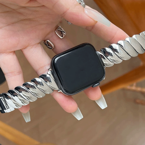 Unique 2025 elegante <span class=keywords><strong>mujer</strong></span> correa de <span class=keywords><strong>reloj</strong></span> de Metal inoxidable para <span class=keywords><strong>Apple</strong></span> <span class=keywords><strong>Watch</strong></span> Series 10 9 8 7 6 <span class=keywords><strong>5</strong></span> 4 42mm 46mm 45mm pulsera de <span class=keywords><strong>mujer</strong></span> - Product Image 6