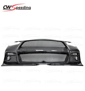 HONEYCOMB CARBON FIBER FRONT BUMPER BODY KIT for INFINITI <strong>Q50</strong> DOORS HOOD ROOF COVER UPGRADE FORGED CARBON - Product Image 3