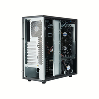 Casing Tower 4-Drive dengan Backplane SAS Direct Connect, Panel Aluminium, Mendukung Motherboard EATX, Panel Aluminium, Server Penyimpanan