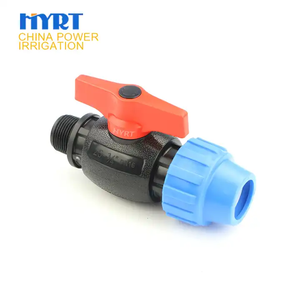 Válvula de Compuerta Roscada Macho para Agricultura OEM y ODM, Acoplamiento de Compresión de PP para Riego, Válvula de Bola para Tubería de HDPE, LDPE y PVC - Product Image 6