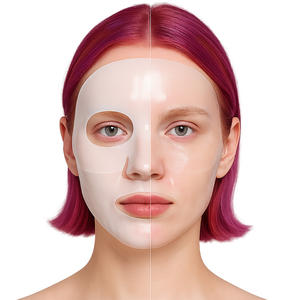 Mascarilla Facial de Hidrogel Botánico de Marca Privada para Dormir, Cuidado de la Piel, Hidratante, con Colágeno, Lámina de Mascarilla Facial Coreana - Product Image 1