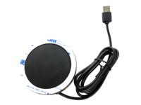 Chargeur sans fil pour téléphone portable certifié 15W, table basse en verre, table basse cachée sous la table