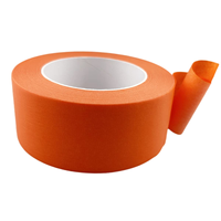 Ruban adhésif washi orange haute précision de 20 m pour peinture automobile, bricolage et protection des surfaces