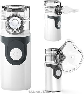 Nébuliseur portable avec 2 masques et embout buccal, fonctionnement silencieux, 2 modes réglables, machine rechargeable pour les voyages et l'usage domestique - Product Image 1