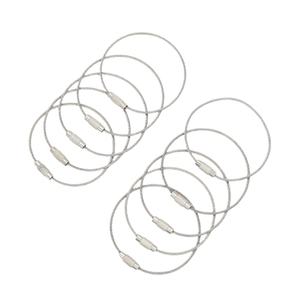 Llavero Moderno con Anilla, Personalizable con Logotipo, Mosquetón de Acero Inoxidable para Equipo de Exterior - Product Image 1