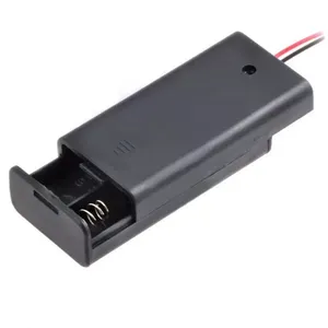 Hộp Đựng Pin 2AA Hộp Đựng Pin Nút Đồng Xu <span class=keywords><strong>AA</strong></span> Smt 2 Khe Có Công Tắc - Product Image 1