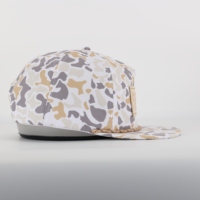 Gorras de Camuflaje Retro Personalizadas con Diseño de Pato, Gorra Trucker Clásica de la Vieja Escuela con Tela de Lona para Caza al Aire Libre, Camuflaje Piedra