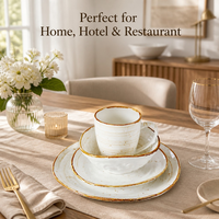 Vaisselle de style moderne service de table petit-déjeuner assiettes bols tasses céramique porcelaine vaisselle vaisselle