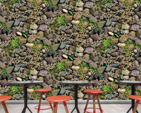 Design floral moderne PVC 3D papier peint gaufré imperméable à l'eau style forêt pour hôtel intérieur décor à la maison sur les murs intérieurs
