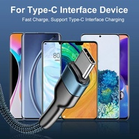 Câble usb c de type c pour recharge rapide et transfert de données, cordon de chargeur pour Samsung s21 s20 A51 s22 xiaomi mi 10 note 9s 8t
