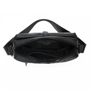 Tas Selempang Pria Fashion, Tas Crossbody Kasual, Tas Ponsel Kecil Persegi untuk Pria Dengan Bahan Oxford Tahan Air dan Resleting - Product Image 6