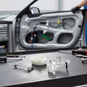 Kit de réparation de serrure de porte droite pour BMW Série 5 E60, E61 (expédition depuis le fabricant turc) Code produit: DLR2218-3-1 - Product Image 3