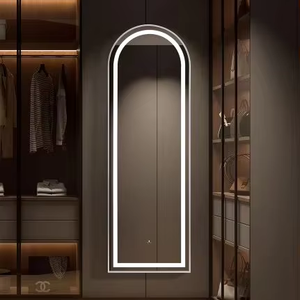 กระจกอัจฉริยะไฟ LED ติดผนังสี่เหลี่ยมสี่เหลี่ยมแบบไร้กรอบอเนกประสงค์สำหรับห้องนั่งเล่นและห้องน้ำ - Product Image 2