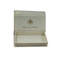 Boîte d'emballage magnétique de luxe blanche pour cils, personnalisable avec logo, étui de rangement pour cils pour marques de beauté et grossistes